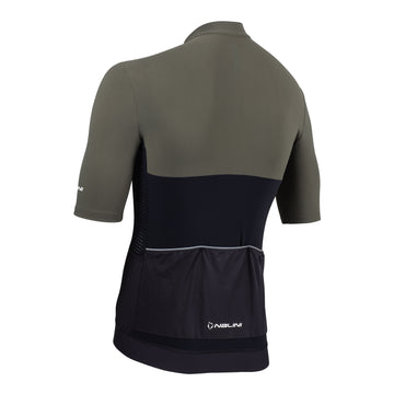 Men's Sun Cover Jersey - Black / Khaki Green